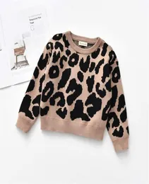 Bear Leader Baby Girls Sweaters New Fashion Kids Leopard Print Girl Boy Clothes Toddler Girl Costumes 27T Baby Girls Outerwear LJ5114437