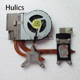 Pads Hulics Original for HP pavilion DV63000 dv74000 cooling heatsink with fan 610777001 610778001 637610001 DV6 DV7