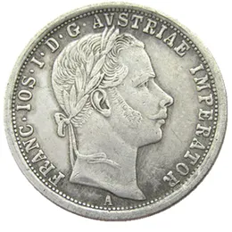 1860 Australia 1 Florin Copia moneta placcata in argento