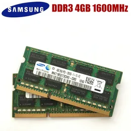 RAMS SAMSUNG 4GB 1RX8 2RX8 PC3 12800S DDR3 1600MHZ 노트북 메모리 노트북 모듈 SODIMM RAM SEC 칩셋