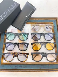 Designer Kuboraum Cool Super High Quality Luxury New With Original Box N14 för män och kvinnor kan kopplas ihop med Myopia Glasses Trendy Brand Ink