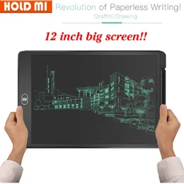 태블릿 12 인치 드로잉 보드 LCD 스크린 쓰기 태블릿 디지털 그래픽 드로잉 태블릿 필기 패드 펜 컬러 작문 보드