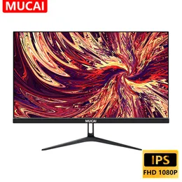 Monitors MUCAI N270E 27 Inch Monitor 75Hz Display IPS Desktop LED Gamer Computer FHD Screen Not Curved VGA/HDMIcompatible/1920*1080