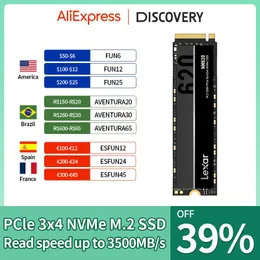 Drives LEXAR NM620 SSD M.2 NVME hårddisk 256 GB 512 GB 1TB M2 2280 PCIe 3.0 Internt fast tillstånd Drive Ny SSD -hårddisk för bärbar dator