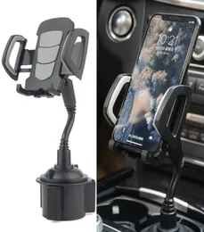 Car Cup Holder Phone Mount Adjustable Gooseneck Smart Phone Car Cradle for iPhone 7 7P 8 8P X XS XRSamsung Galaxy S10 S9 Huawei8259696