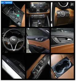 Auto-Styling für Alfa Romeo Giulia, Kohlefaser-Refit, spezielle Innenausstattung, Auto-Aufkleber, Steuerteile, dekorativer Aufkleber 4330317