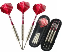 3 Pc Set Professional 23grams Tungsten Steel Tip Hard with Carry Case High Quality Darts for Games CarvedHunting Dart suit Advance8123388