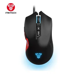 Mice FANTECH X15 Gaming Mouse USB Wired Ergonomic 4800DPI 7 Buttons RGB Mice Programmable For PC Gamer LOL Laptop Mouse