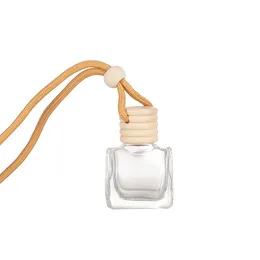 10 ML voiture parfum bouteille voitures pendentif ornement huiles essentielles diffuseur désodorisant parfum vide bouteille en verre LX667