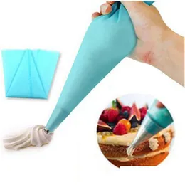 Cake Tools Sile Eva Pastry Bag Diy Icing Pi Cream Reusable Kitchen Bake Tool Decorating 3 Sizes Wholesale Drop Delivery Home Garden Dhaqe