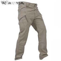 Pantaloni da uomo Pantaloni da uomo Militari Tactic Army Cargo Pants Tasche multiple Pantaloni stile safari Impermeabile Uomo Streetwear Escursionismo Plus Size S-6XL L230520