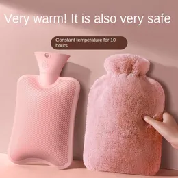 Animals Hot Water Bottle Injection Thickened Explosionproof Waist Warmer Hot Compress Belly Belly Warm Handbag Size Plush Hot Water Bag