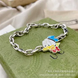 bijoux de créateur bracelet collier anneau émail dessin animé 925 style colle chute hommes femmes amoureux Bracelet de haute qualité