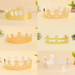 Party Hats 30pcsset Gold Silver Birthday Paper Crown Kids Supplies Hat Cap Celebration Wedding Decor 230530