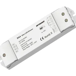 DA4 12-24VDC 4 Canali 4CH Tensione Costante DALI LED Dimmer 4 Indirizzo PMW dimming 240w-480w uscita per striscia luminosa a led