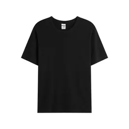 新しいスポーツアウトドア衣類ファントップ夏ラウンドネック男性黒 Tシャツ