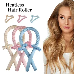 New Party Heat Magic Hair Curlers 2Pcs Satin Scrunchie Heatless Curling Rod For Long Hair Upgraded Magic Rollers Wholesale gg