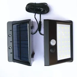 Decorações de jardim Power Solar Power Smart Motion Sensor Luz de parede 20 LED 30 Lâmpadas de economia de energia à prova d'água Caminho da rua ao ar livre DHH1R