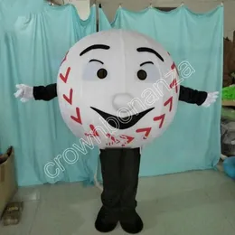 جديد احتراف البيسبول الرياضي التميمة التميمة Cartoon Suit Fancy Suit for البالغين موضوع Mascotte Carnival زي الهالوين فستان