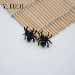 Juluch wyjątkowy design minimalistyczny mini czarny biżuteria do pająków dla kobiet zakupi dziką nowość
