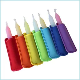 Other Household Sundries 100Pcs Popsicle Sleeve Ice Sticks Er Children Anticold Bag Lolly Zer Holder Drop Delivery Home Garden Dhczy