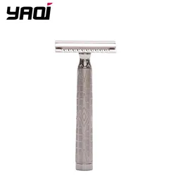 Blades Yaqi Nickle Color Mens Safety Razor for male With Flipside Head