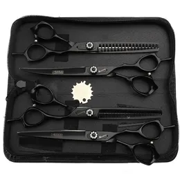 Tools SHARONDS 7 inch hairdressing scissors chunker professional japanese barber thinning set hair cutting scissors set Barber Shop