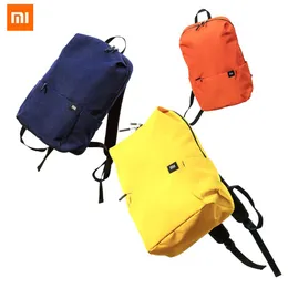 가방 오리지널 Xiaomi Backpack 10L Bag 10 Colors 165g Urban Leisure Sports School 가슴 팩 가방 남성 여성 작은 크기 어깨 단합