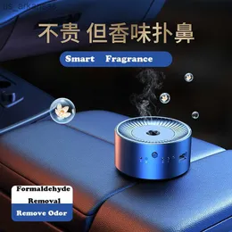 Car Electric Arom Diffuser Essential Oil Auto Fragrance Car Air Freshener Air Purifier Luftfuktare med Box Scent Car Parfym