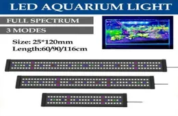 Waterproof LED Aquarium Lights Fish Tank Light Bar Blue 6090116CM Submersible Underwater Clip Lamp Aquatic Decor3771428