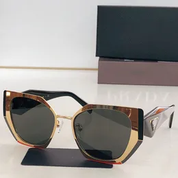 Designer-Accessoires für Damen, Brillen PR117, Cat-Eye-Sonnenbrille für Damen, Bühnenstil, hochwertig, modisch, unregelmäßiger quadratischer Rahmen, Größe 55 19 148, mit Originalverpackung