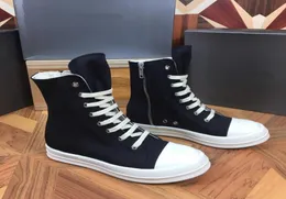 Casual Shoes Sneakers Men Women Rick Boots Thick Soled Sneaker Brand Real Leather Luxury Designer Owens Chaussures Comfortable Cas6163976