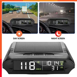 Horloge solaire de voiture thermomètre extérieur rappel du temps de  conduite interrupteur automatique sans câblage montre numérique LCD de  haute précision