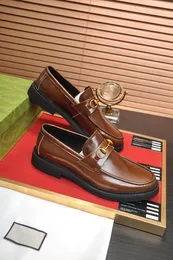 2023 Mens Formal Party Wedding Dress Shoes Fashion Genuine Leather Casual Loafers Men Brand Designer Platform Business Flats Size 2364