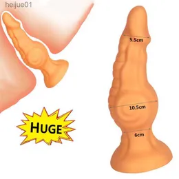 Brinquedos adultos sex shop enorme vibrador anal grande plug butt plug prostate massagem dilatadora de dilatador em vidrões de sexo adulto masturbador brinquedo para mulheres gays l230518