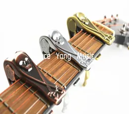 Alice A007H Metal Pirate Skull Guitar Capo Clamp For Acoustic Electric Guitar GoldSilverBronze Wholes9795189