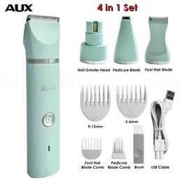 Dog Grooming Professional Silent Cat Dog Hair Trimmer Paws Nail Grinder Animal Foot Hair Cutter Remover USB Rechargeable Pet Grooming Clipper 230530
