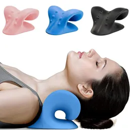 Massager cervicale con la colonna cervicale del muscolo rilassamento di rilassamento della trazione spalla spalla cuscini cervicali alleviano la correzione della colonna vertebrale