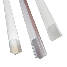 Kanały aluminiowe Deep Square Trimessless 1 m/3,3 stóp kanał aluminiowy dla 2 m/6,6 stóp 5050 5730 2835 Dyfuzor montowany na pasku LED z klipsami do montażu końcowego