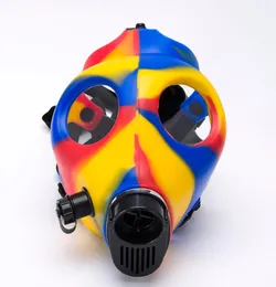 Gas Mask Masks smoking mask Water Pipes Sealed Filter Smoking Pipe only silicone mask brosglass SKGA1257809249