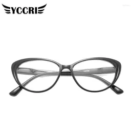Sunglasses YCCRI Fashion Ultralight Men's Full Plastic Reading Glasses Women And Men High-definition Old Myopia