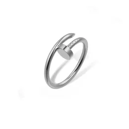woman band love ring titanium steel Unisex designer rings men women couple screw rings jewelry for lovers gift size 5-11 Never Fade 007
