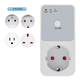 Ny automatisk spänningsskydd Socket Switcher AC 220V Power Surge Safe Protector EU Plug Socket Spänning Säker kylskåp Skydda grossisten tillgängligt