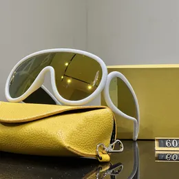 Lyxdesigner Solglasögon Fashion Brand Stora Frame Solglasögon för kvinnor Män unisex resande solglasögonpilot Sport Lunette de Soleil