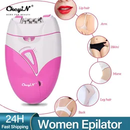 Epilator CKEYIN WOMALATOWANY KOBIETY EPILATOR ELEKTRYCZNY KIERŚCIEŃ FACAL RAM BIKINI ZAKAZŁO TRUMER TRIMMER SPORESU BOLASELNE LADY DEPILATOR 50