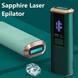 Epilatori Epilatore laser zaffiro Dispositivo di depilazione IPL Donna Uomo Fotoepilazione domestica Modalità ghiaccio viso indolore Epilatore a luce pulsata