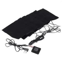 Mattor USB Elektrisk tygvärmare Vetenskaplig temperaturkontroll Kallmotstånd för väderkläder kläder