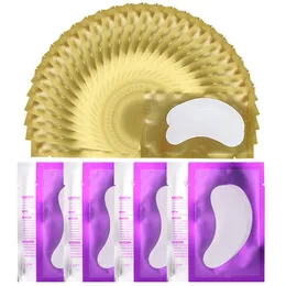 Escovas 500/700 pares almofada de extensão de cílios gel remendo enxertia cílios sob remendos de olho almofadas lint livre olho adesivo envolve ferramentas de maquiagem