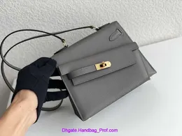 Yeni en iyi Kellies tasarımcı omuz çantası gerçek deri çanta bayan çanta el çantaları messenger çanta mizaç bayan moda crossbody tote 25cm orijinal ambalaj