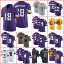 Minnesota''vikings''18 Justin Jefferson Jersey 19 Adam Thielen 4 Dain Cook Football Randy Moss 6 Lewis Cine CJ Ham Kirk Cousins Harrison Smith Kendricks